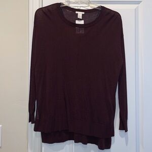 NWT Longsleeve Purple Top